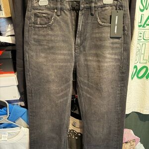 Homme Femme Black wide leg jeans NWT